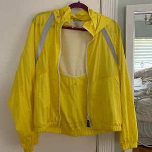 Bright Yellow Windbreaker